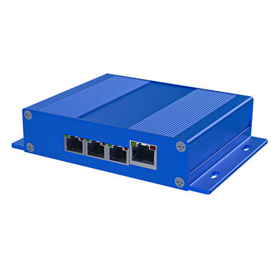 Split Body Black Anodized Aluminum Enclosure With Flanged Walll Mount 107*27*120mm