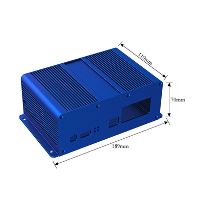 Custom Aluminum Heat dissipating Enclosure With Flange For Electronic Industrial Controller