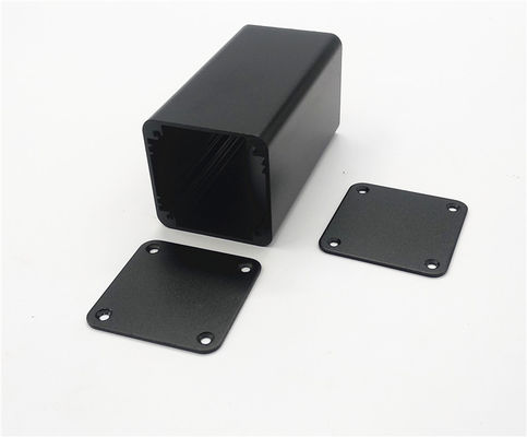 42*42*80mm Square Anodized Aluminum Box With End Plate For  Control Panel Enclosure