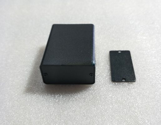 OEM Black Red Sandblasting Extruded Aluminum Case In Small Size