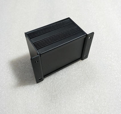 50X40x60mm Sandblasting Black Aluminum Case With L Plate