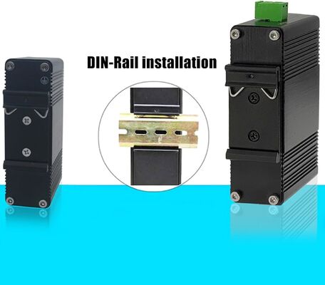 อลูมิเนียม 35 มม.Din Rail FIXED CLAMP สีดำ DIN Rail คลิปยึด Snap สำหรับการติดตั้งรีเลย์