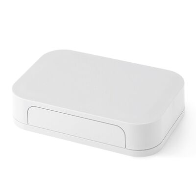 ที่อยู่อาศัยเครือข่ายการสื่อสาร IoT สีขาวขนาด 100 * 67 * 23 มม. พร้อมพื้นผิวพื้นผิว